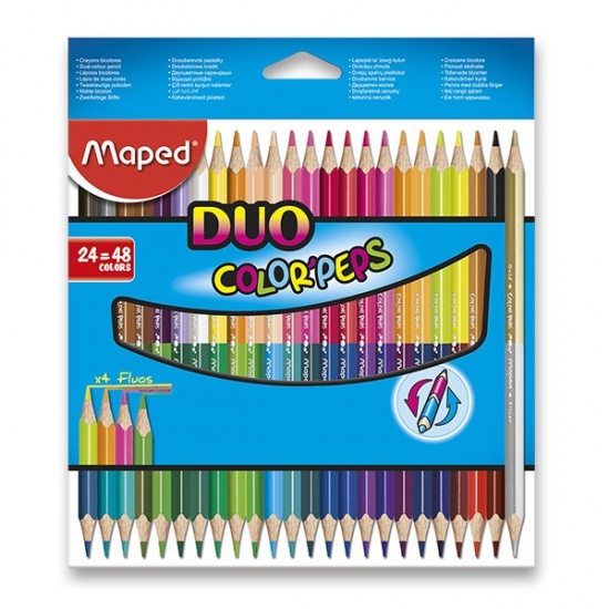 Pastelky Color Peps Duo 48 barev Maped