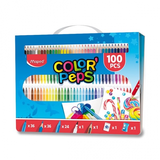 Pastelky Color Peps Box 100 ks Maped