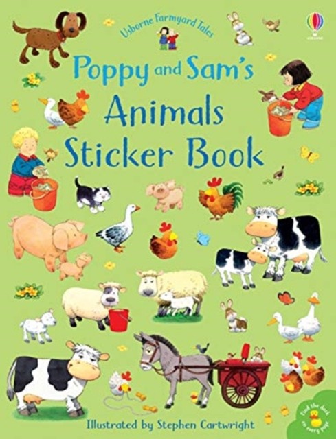 Poppy and Sam´s Animals Sticker Book Usborne Publishing
