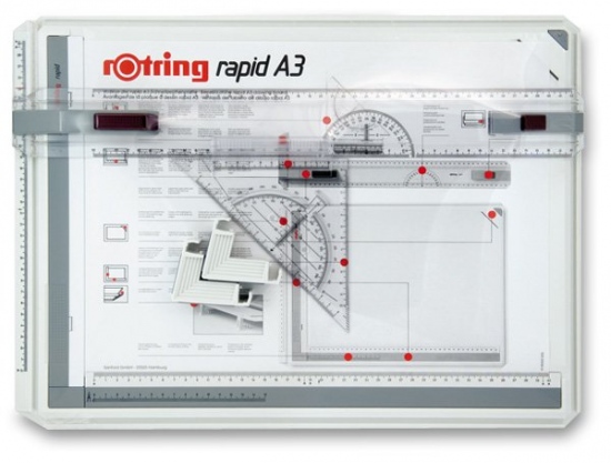 Deska na rýsování Rapid A3 s kufříkem College Rotring