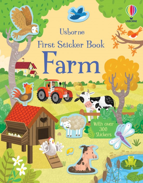 First Sticker Book Farm Usborne Publishing