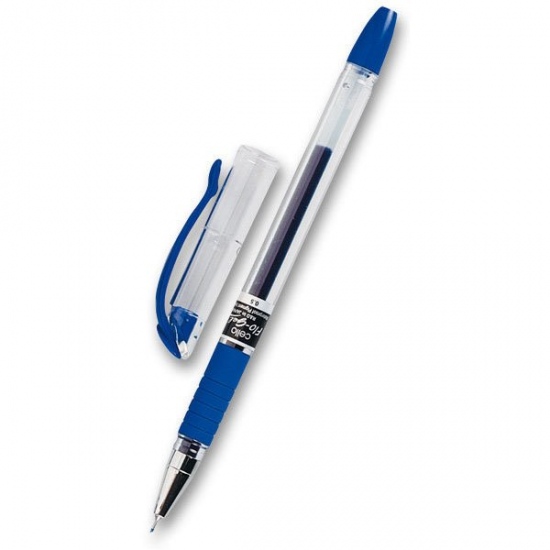Gelová kuličková tužka Flo Gel modrá CELLO