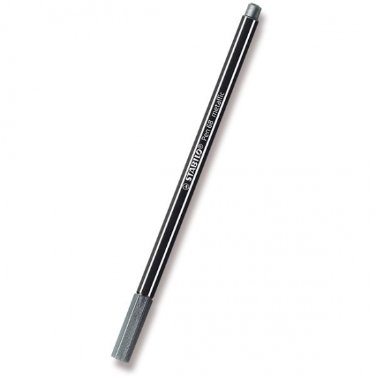 Fix Pen 68 Metallic stříbrná Stabilo