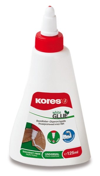 Bílé PVA lepidlo White Glue 125 g Kores