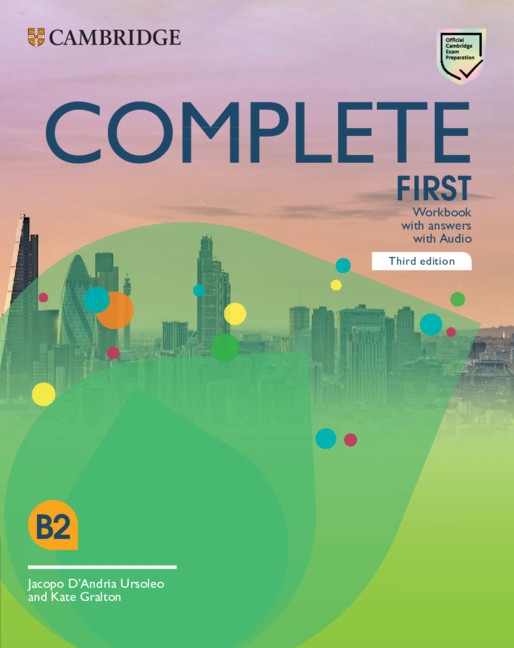 Complete First B2 Workbook with answers with Audio, 3rd Cambridge University Press
