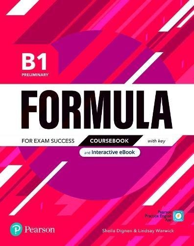 Formula B1 Preliminary Coursebook with key with student online resources + App + eBook Pearson