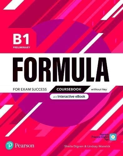 Formula B1 Preliminary Coursebook without key with student online resources + App + eBook Pearson