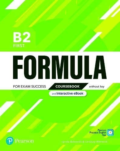 Formula B2 First Coursebook without key with student online resources + App + eBook Pearson