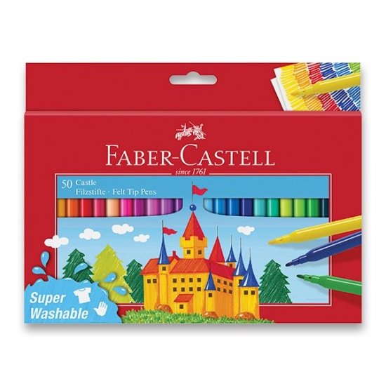 Fixy Castle 50 barev Faber-Castell