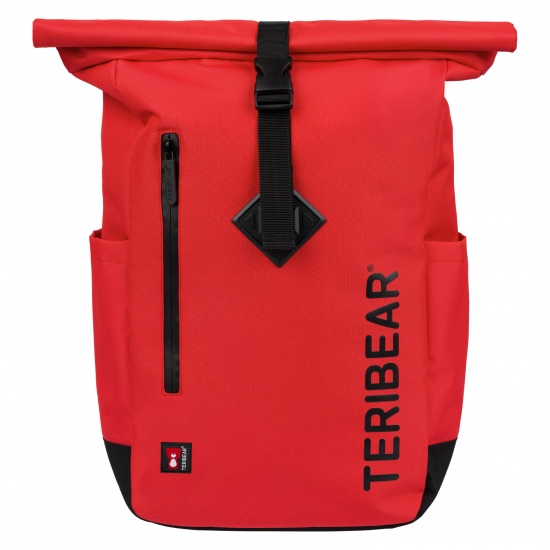 BAAGL Zavinovací batoh TERIBEAR červený Presco Group