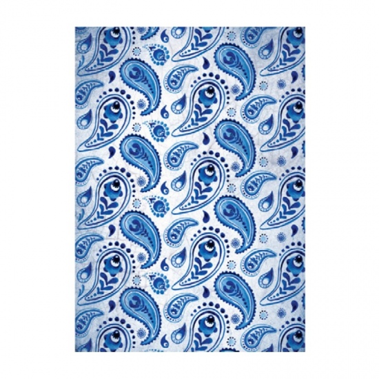 Rýžový papír Cadence A3 - Modré paisley Aladine