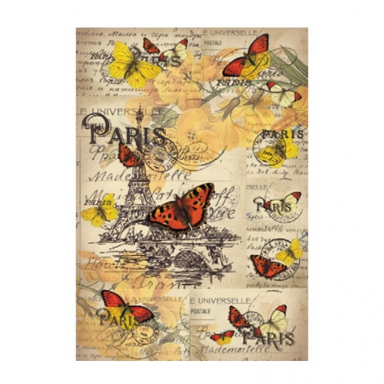 Rýžový papír Cadence A3 - Motýlci v Paříži Aladine