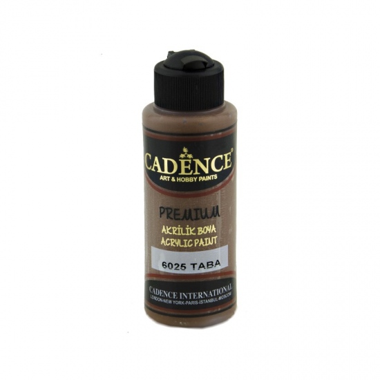 Akrylová barva Cadence Premium 120 ml - tan hnědá tabáková Aladine
