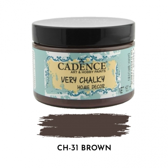 Křídová barva Cadence Very Chalky 150 ml - brown hnědá Aladine
