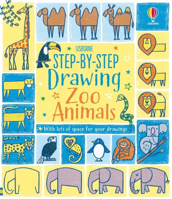 Step-by-step Drawing Zoo Animals Usborne Publishing