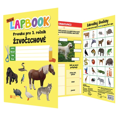 Školní lapbook - Prvouka: Živočichové TAKTIK International, s.r.o