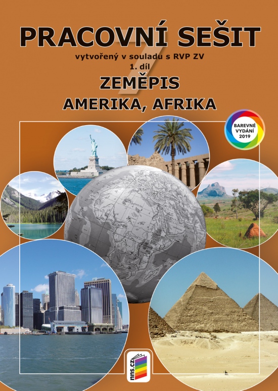 Zeměpis 7, 1. díl - Amerika, Afrika barevný pracovní sešit (7-73) NOVÁ ŠKOLA, s.r.o