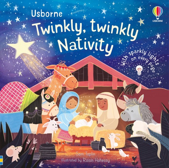 The Twinkly Twinkly Nativity Book Usborne Publishing