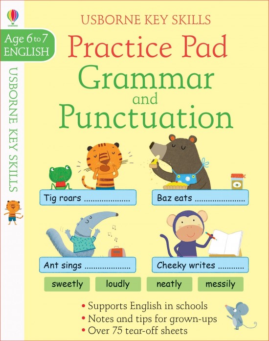 Grammar a Punctuation Practice Pad 6-7 Usborne Publishing