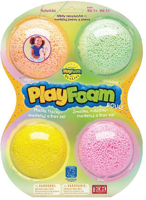 PlayFoam Boule 4pack-Třpytivé Hasbro