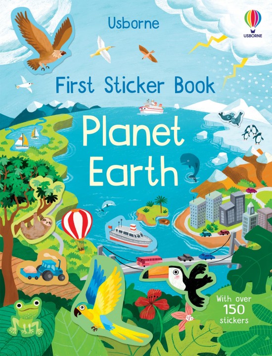 First Sticker Book Planet Earth Usborne Publishing