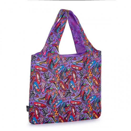 Dámská skládací taška Bagmaster shopping bag 22 f purple BagMaster