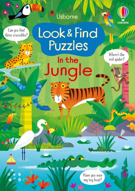Look and Find Puzzles In the Jungle Usborne Publishing