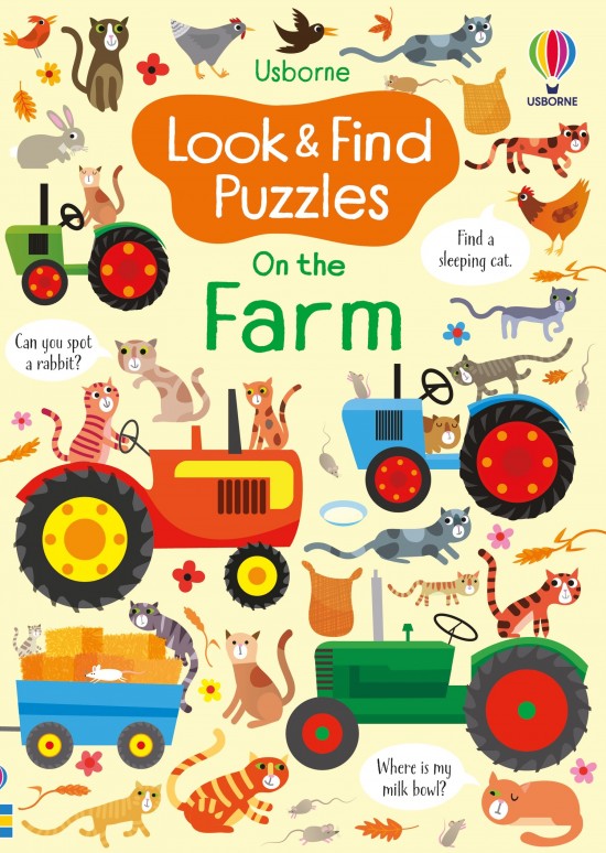 Look and Find Puzzles On the Farm Usborne Publishing