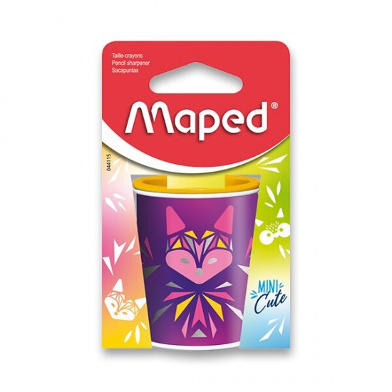 Ořezávátko Maped Mini Cute- 2 Otvory, blistr, mix barev Maped