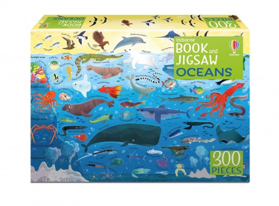 Book and Jigsaw Oceans Usborne Publishing