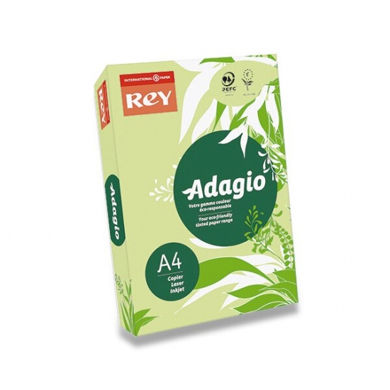 Barevný papír Rey Adagio Pastelový zelený Rey