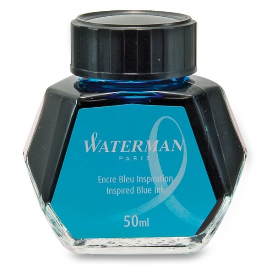 Lahvičkový inkoust Waterman světle modrý Waterman