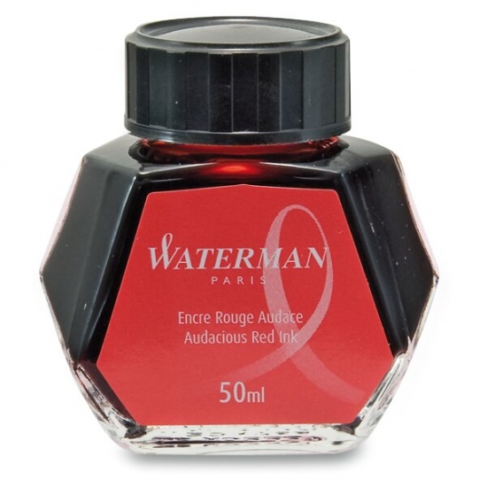 Lahvičkový inkoust Waterman červený Waterman