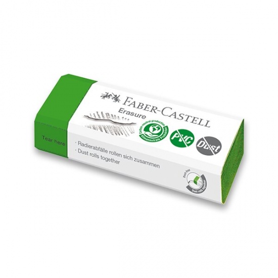 Pryž Faber-Castell PVC-Free/Dust-Free Green Faber-Castell