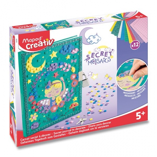 Sada Maped Creativ Secret Mosaics Secret diary tajný deníček Maped