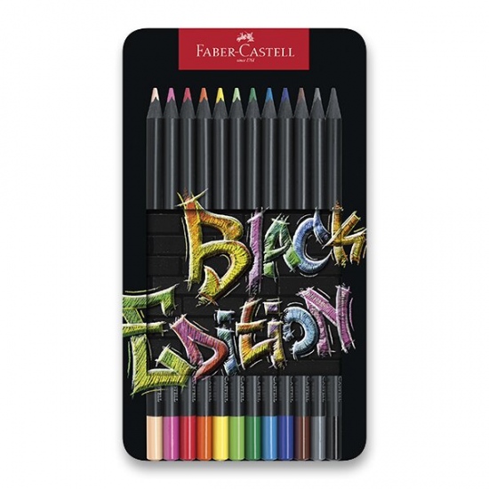 Pastelky Faber-Castell Black Edition 12 barev Faber-Castell