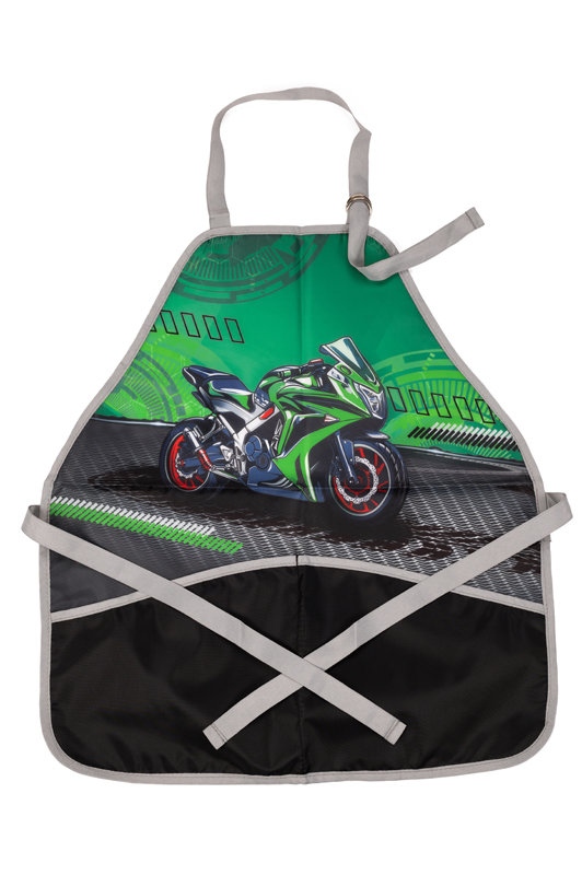 Zástěrka na výtvarnou výchovu Moto Race Helma 365