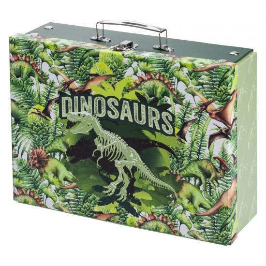 Baagl Skládací školní kufřík Dinosaur Presco Group