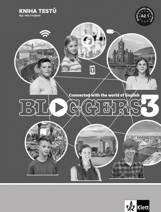 Bloggers 3 (A2.1) – kniha testů Klett nakladatelství