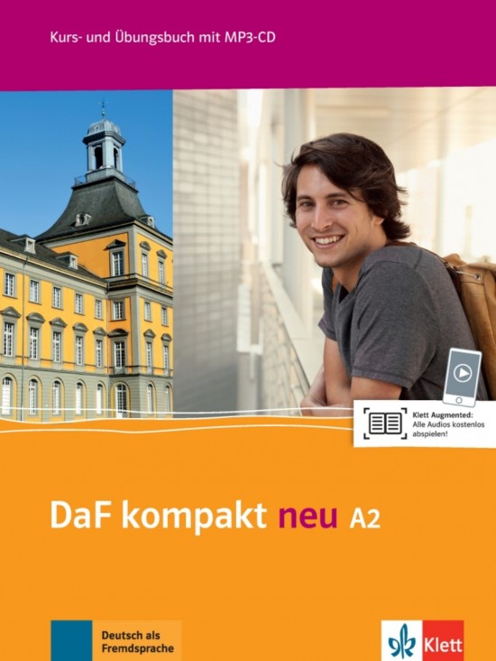 DaF Kompakt neu 2 (A2) – Kurs/Übungsbuch + allango Klett nakladatelství