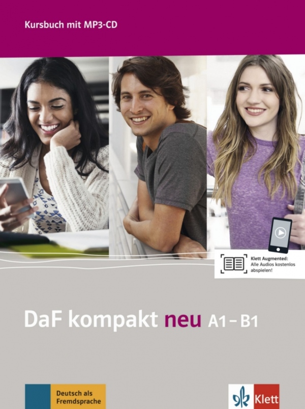 DaF Kompakt neu A1-B1 – Kursbuch + allango Klett nakladatelství