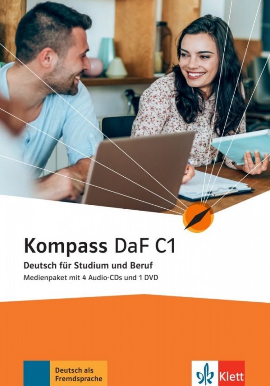 Kompass DaF 2 (C1) – Medienpaket (4CDs + 1DVD) Klett nakladatelství
