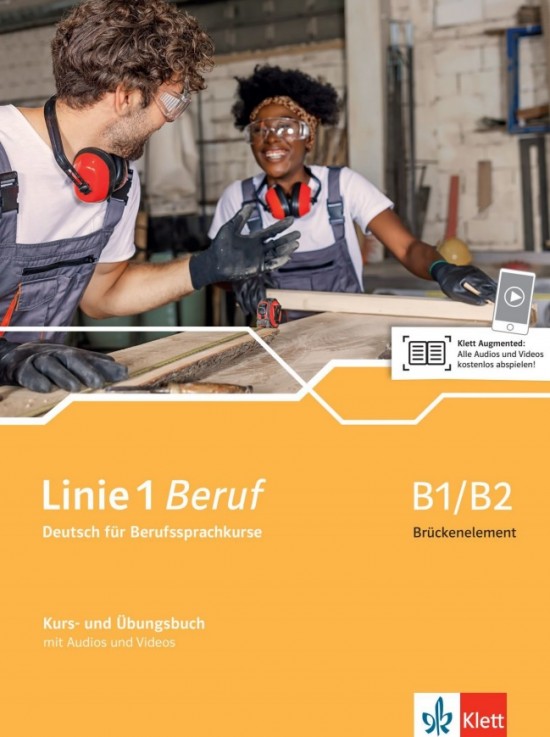 Linie 1 Beruf B1/B2 Brückenelement – K/Üb. + MP3 Klett nakladatelství