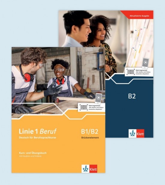 Linie 1 Beruf B1/B2 a B2 – Kurs/Übungsbuch PAKET Klett nakladatelství