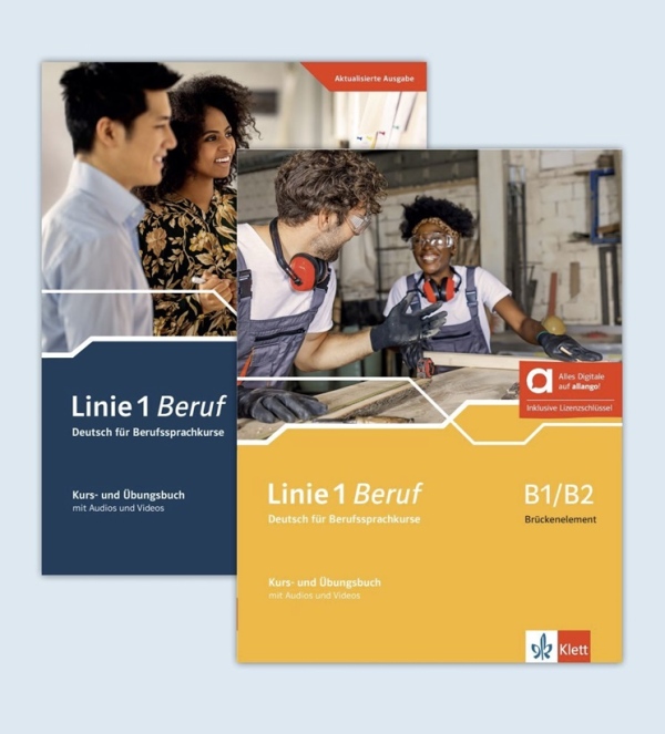 Linie 1 Beruf B1/B2 & B2 – Kurs/Übungsbuch PAKET