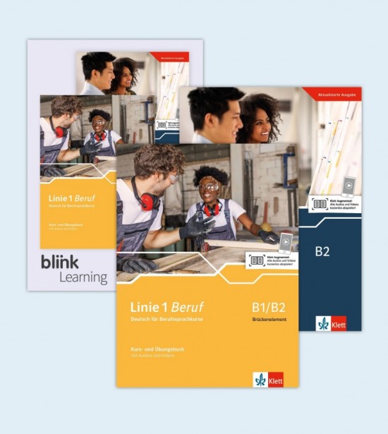 Linie 1 Beruf B1/B2 a B2 – Media Bundle (Kurs/Übungsbuch. + Lizenzcode) Klett nakladatelství