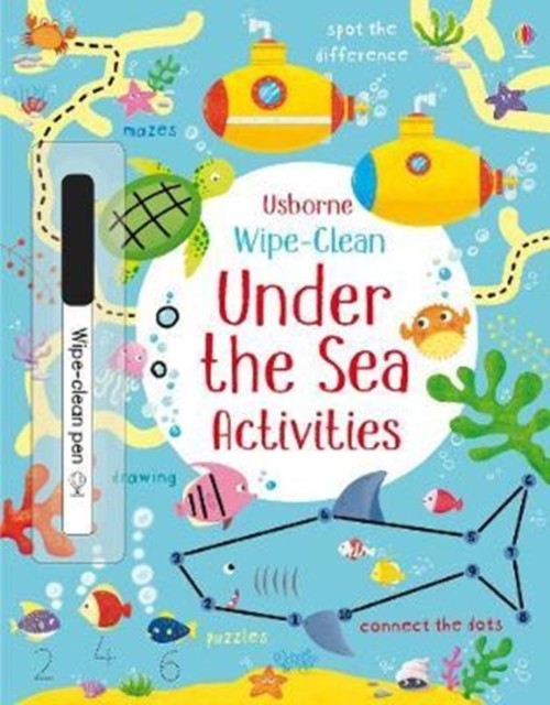 Wipe-Clean Under the Sea Activities Usborne Publishing