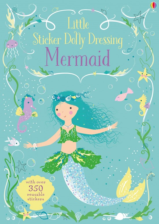 Little Sticker Dolly Dressing Mermaid Usborne Publishing