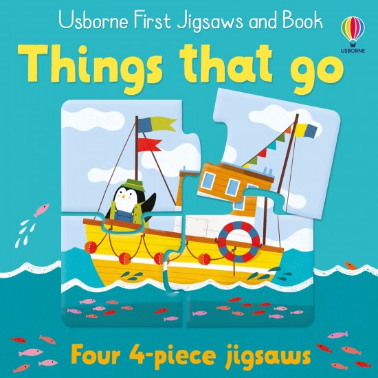 Usborne First Jigsaws And Book: Things that go Usborne Publishing