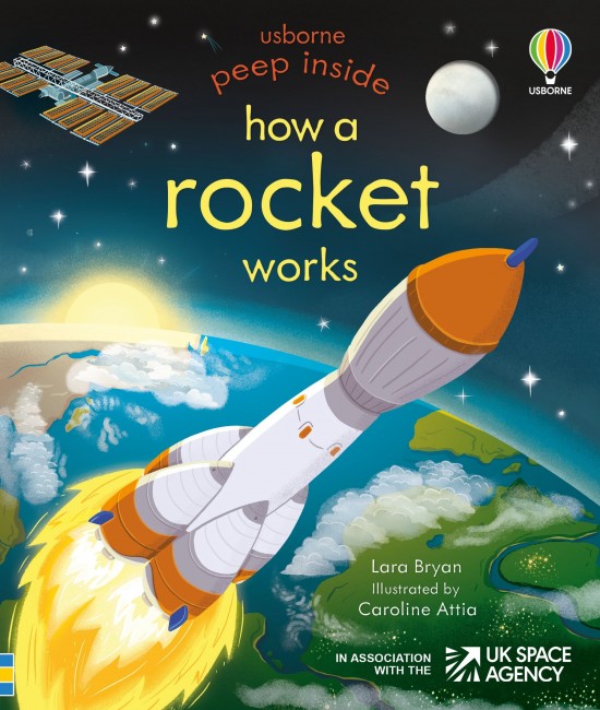 Peep Inside How a Rocket Works Usborne Publishing